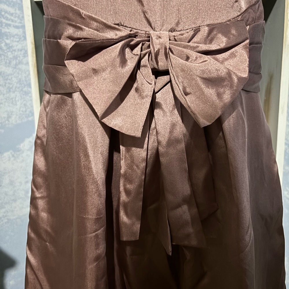 ⭐️Host Pick⭐️Mexx brown midi dress bow NWT - Picture 4 of 10